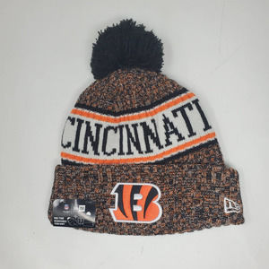 NWT New Era 2018 NFL On Field Pom Beanie - Cincinnati Bengals